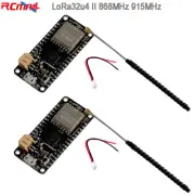2pcs 868MHz 915MHz LoRa32u4 II LoRa Development Board SX1276 + IPX UFL Antenna