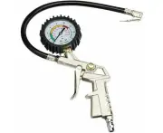 Tire Pressure Monitor Tire Pressure Gauge Tire Pressure Gauge Tire Inflator Gun Manometer Multifunction Air Pressure Tester 016Bar For Car/Motorcycle/Bike,