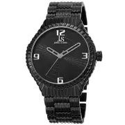 Men's Joshua & Sons JS99BKClassic Quartz Movement Steel Alloy Bracelet Watch