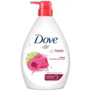 Dove Go Fresh Raspberry & Lime Scent Nourishing Body Wash, 27.05 oz
