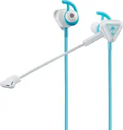 Turtle Beach Battle Buds In-Ear Gaming Headset (For PS4/Xbox One/Switch/Mobile) White/Teal