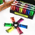Black Light Neon Face and Body Paint Glow in the Dark Paint Halloween Blackli...