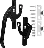 SHINEOFI Secure Casement Window Handle Locking Mechanism Window Hardware Set Safety Lock Child Proof Easy Replacement