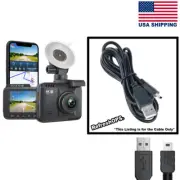 Rove R2- 4K WiFi Dash Cam Integrated GPS USB Cable Transfer Cord Replacement