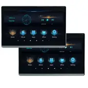 Car Android Rear Headrest Monitor Bluetooth Touch Screen WIFI FM Player 2+32GB (for: Fiat)