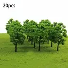 Model Trees Scenery Green Plastic 7cm/2.76'' Building DIY Diorama Model