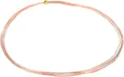uxcell 99.9% Pure Copper Wire for Jewelry Making, 30 Gauge (0.25mm) Copper Craft Wire 14.8 Feet Beading Jewelry Making Supplies for Crafting Wreath Electroculture Gardening