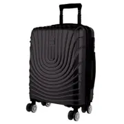 Pierre Cardin 54cm CABIN Hard Shell Case Luggage Bag Travel 48L - Black