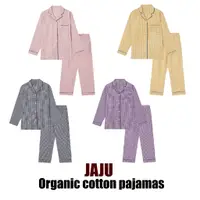在飛比找蝦皮商城精選優惠-JAJU organic cotton 彈力格子 女士睡衣 