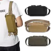 Men Backpack Tactical Sling Bag Chest Shoulder Fanny Pack Cross Body Molle Pouch