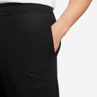 ［Siou's］Nike Air Pants 寬版毛圈布 棉褲 抽繩縮口 黑色 DV9846-010