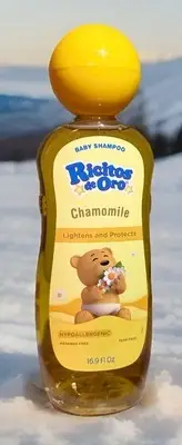 (16.9 Oz) Baby Shampoo Chamomile Ricitos De Oro. Hypoallergenic