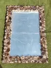Natural Agate Geode Wall Mirror, Agate Bedroom / Living Mirror Decor Gifts