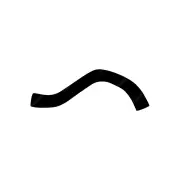 Gates Lower Radiator Hose for Toyota Cressida MX36 MX32 RX30 2.6L 470mm