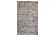 IRIS Royal Blue Natural Fibre Jute Rug, Floor Rug, Area Rug