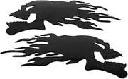 SOLUSTRE Motorcycle Sticker 3D Skull Sticker Car Decal Automotive Skull Decals Auto Decor