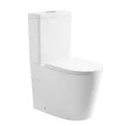 655*360*865mm Poseidon Vivid Gloss White Tornado Back To Wall Toilet