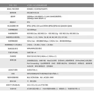 TOTOLINK A720R Wifi分享器 無線路由器 無線基地台 無線分享器