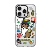 iPhone 16 Pro Clear Case MagSafe Compatible Rigatoni the Guinea Pig