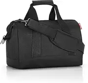 [reisenthel] MS7003 Allrounder Holdall, M, Fleur Black with Floral Pattern