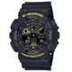 【CASIO 卡西歐】G-SHOCK 潮流警示 搶眼黑黃 雙顯系列 GA-100CY-1A_51.2mm