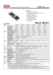 Mean Well New In Box LPS-50-24 LED Power Supply