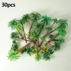 30* Mixed Model Trees Coconut Palm Scale Tree DIY Park Rainforest Scenery Layout