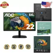 22-Inch Full HD 1080p Gaming Monitor with 100Hz Refresh Rate & Adaptive Sync