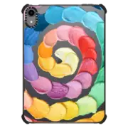 iPad mini (6th gen) iPad Impact Case Swirl Polka Daubs
