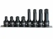 SP Tools SP20385 - Socket Set Impact Tamper Spline 8 Piece M12-M18 1/2" Drive