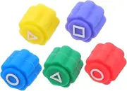 Milisten 5pcs Game Traditional Korean Stone Throwing for Enhances Hand Eye Coordination for Family Gatherings and Material