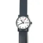 Mondaine EVO2, Minimalist Black Leather Quartz Watch, A669.30305.61SBB