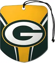 Team ProMark NFL Green Bay Packers Air Fresheners2 Pack Shield Design Air Fresheners, Team Colors, One Size
