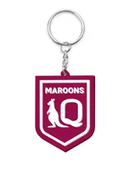 2025 State of Origin QLD Queensland Maroons Rubber NRL Keyring