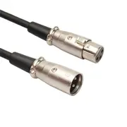 2Pcs 1M 3-Pin Xlr Female To Xlr Female Microphone Cable