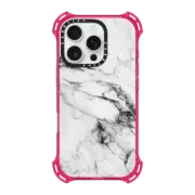 iPhone 16 Pro Bounce Case MagSafe Compatible Black and White Marble