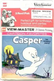 CASPER THE FRIENDLY GHOST 3d View-Master 3 Reel Packet NEW SEALED