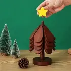 Dining Table Decor Essentials Wood Hot Pads for Pot Pans Christmas Tree Trivets