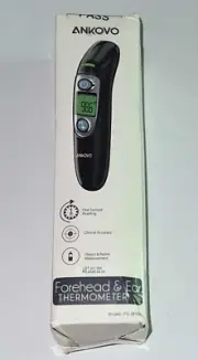 ANKOVO Infrared Forehead and Ear Thermometer FC IR100