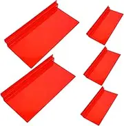 Yardenfun 5pcs Clear Sneaker Display Shelf for Retail Store Adjustable Slatwall Shelf for Shoes Sturdy Transparent Design for Home or Exhibition Use Neat Organization