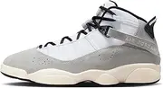 [Nike] Air Jordan 6 Rings FJ4650-077 Men's Cement Gray Leather Basketball Sneaker Shoes (us_Footwear_Size_System, Adult, Men, Numeric, Medium, Numeric_12)