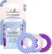 invisibobble Original Hair Scrunchies Extra Strong Gym Jelly Spiral Hair Bobbles Strong Hold Against Hair Breakage and Split Ends Without Imprint Pack of 6