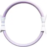 Pilates Ring for Women, Lightweight 14.96 Inches Fitness Ring, Resistance Pilates Hoop with Double Grip, Exercise Equipment for Toning Thighs and Arms, Yoga Accessories