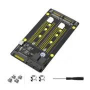 Double Slot M.2 NVMe to SFF 8643 Solid Disk Adapter Efficient Storage Expansion