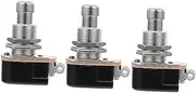 JOINPAYA 3pcs Guitar Foot Switch for Effect Pedals Compact Lightweight Instrument Accessory Easy Operation for Momentary Use Any Setting
