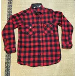 L.L.BEAN LL BEAN WOOL SHIRT 黑紅 格紋 BUFFALO PLAID 羊毛 襯衫 古著