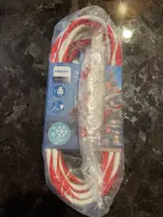 Philips 25' 1 Outlet Grounded Extension Cord Outdoor Christmas Candy Cane