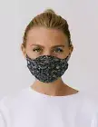 NEW - Flayr Miranda Black Bloom Face Mask Reusable Lightweight
