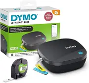 Dymo LetraTag 200B Bluetooth Label Maker Value Pack - Compact Label Printer - Connects Through Bluetooth Wireless Technology to iOS and Android