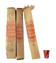 3 Full Vintage Boxes Dixie Coca-Cola Coke Cold Vending Cups American Can 1970s